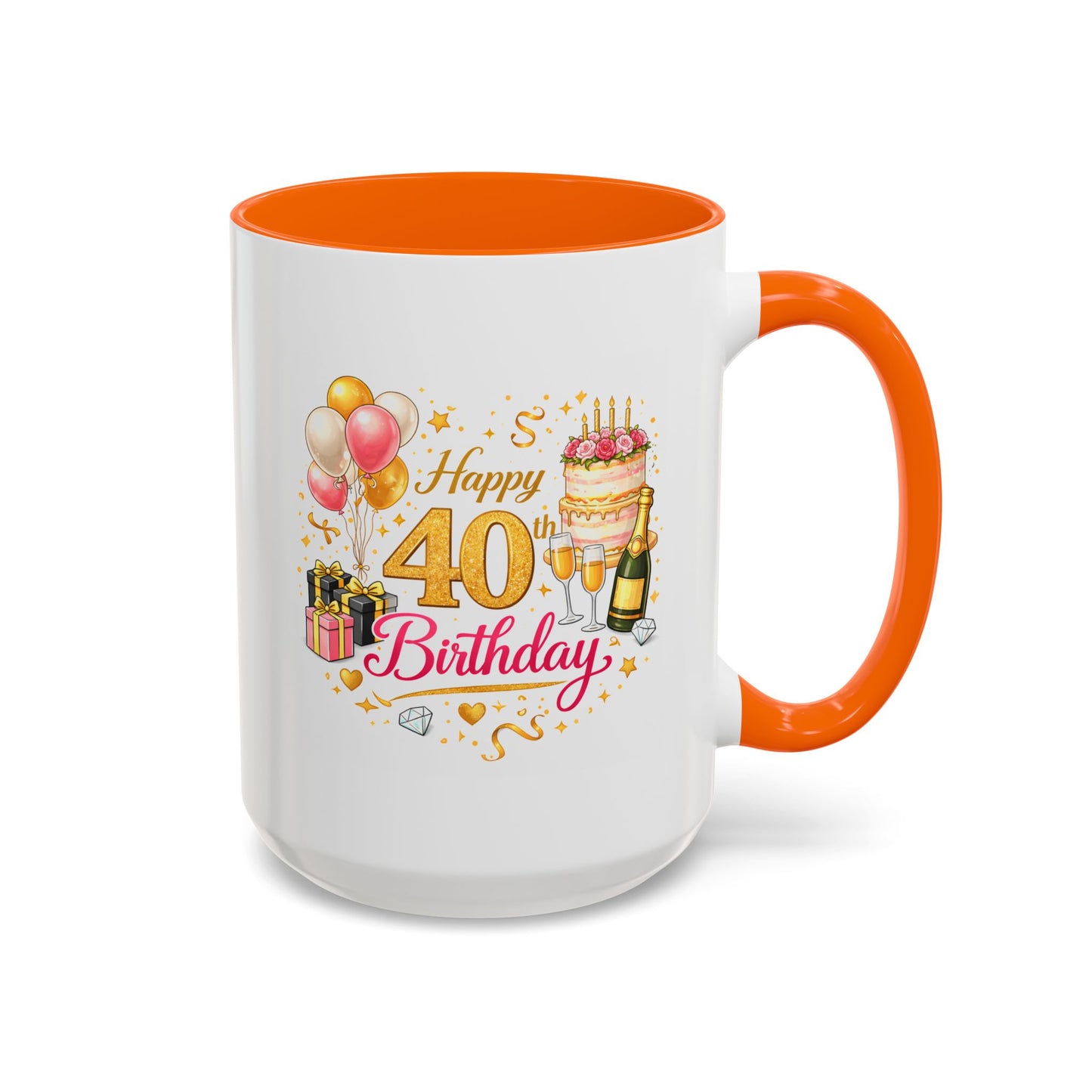 Birthday Mug - Happy 40th