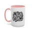 Christmas Mug - Merry Christmas Black Text Mistletoe