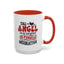 Humor Mug - The Angel on my Shoulder