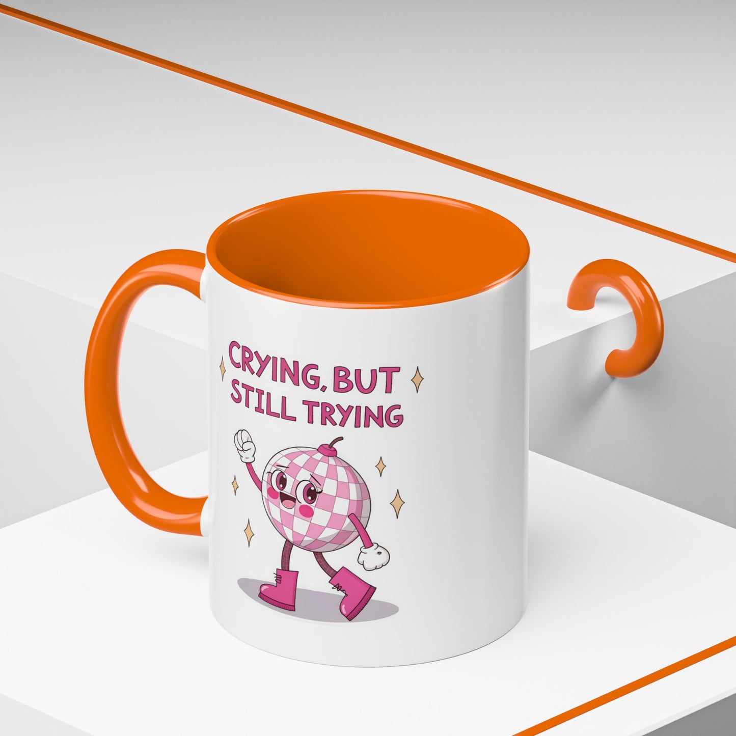 Wellness Mug - Crying But Still Trying