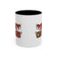 Christmas Mug - Merry Christmas Red & Green Text Hats Candy Canes