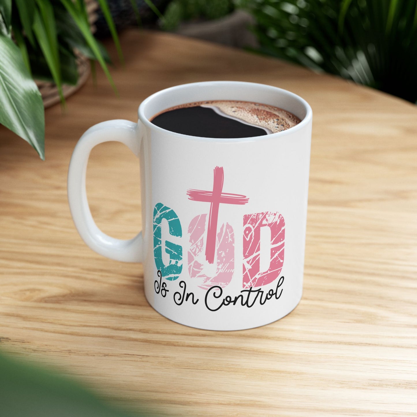 Religious Mug - God Is In Control