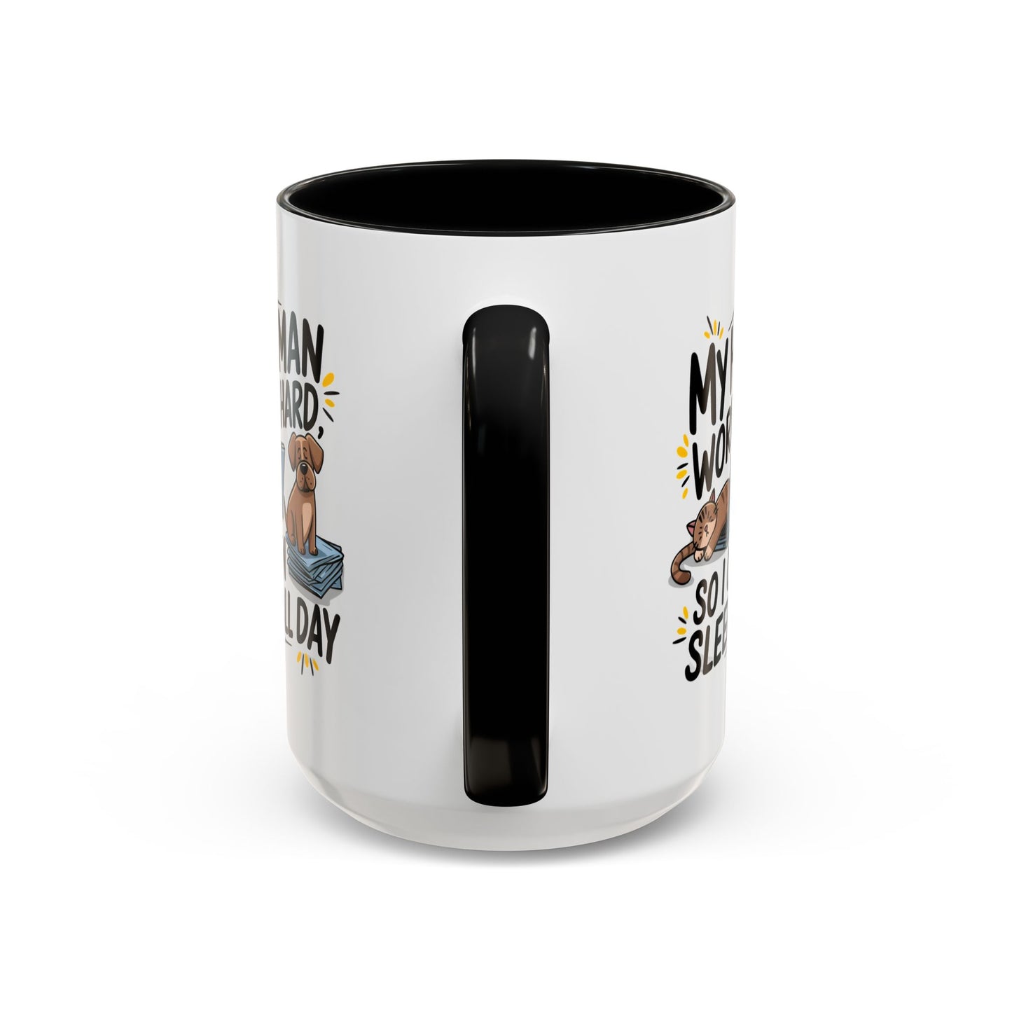 Animal Mug - My Human Works Hard