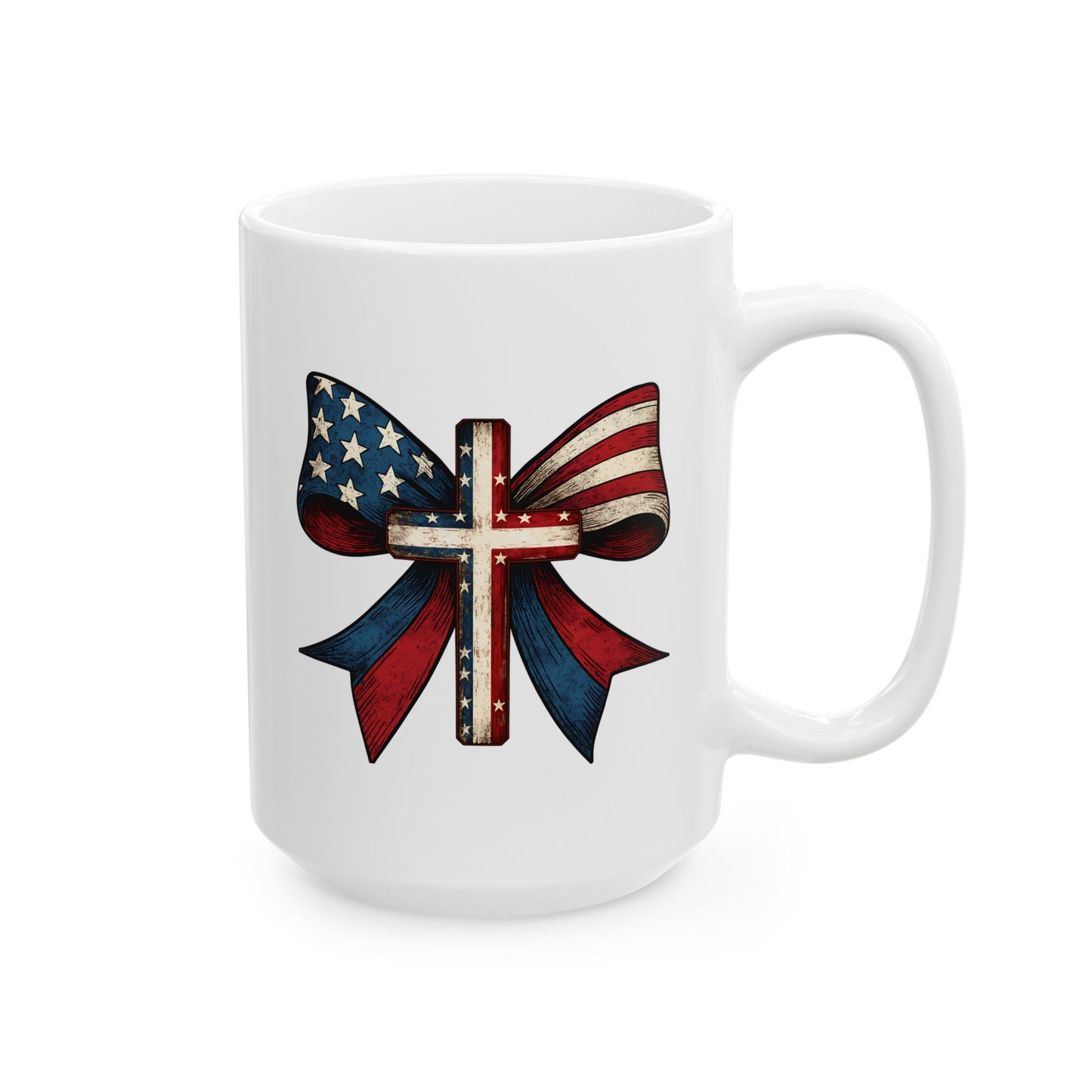 4th of July Mug - America Cross Bow