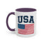 4th of July Mug - USA & Flag