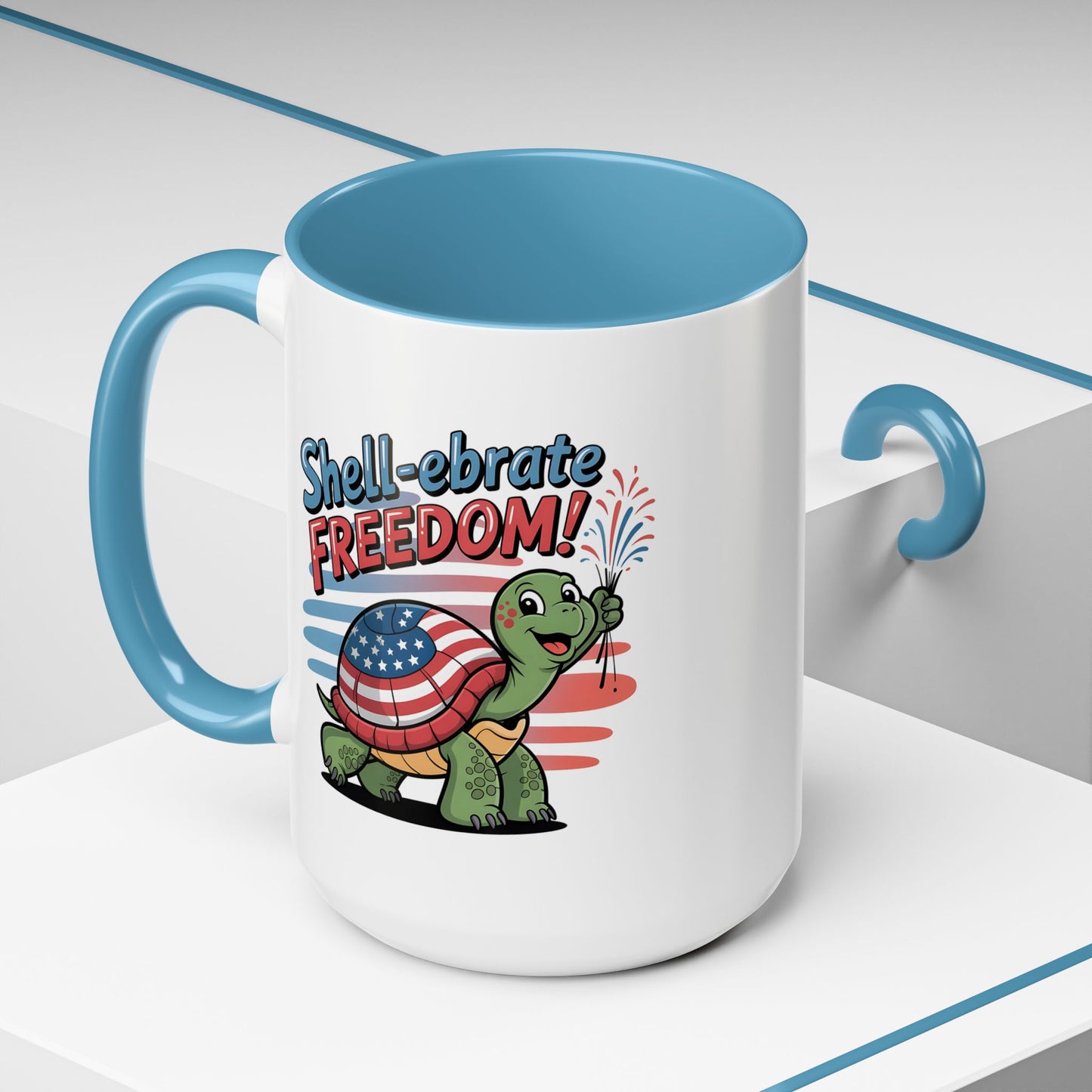4th of July Mug - Shell-ebrate Freedom