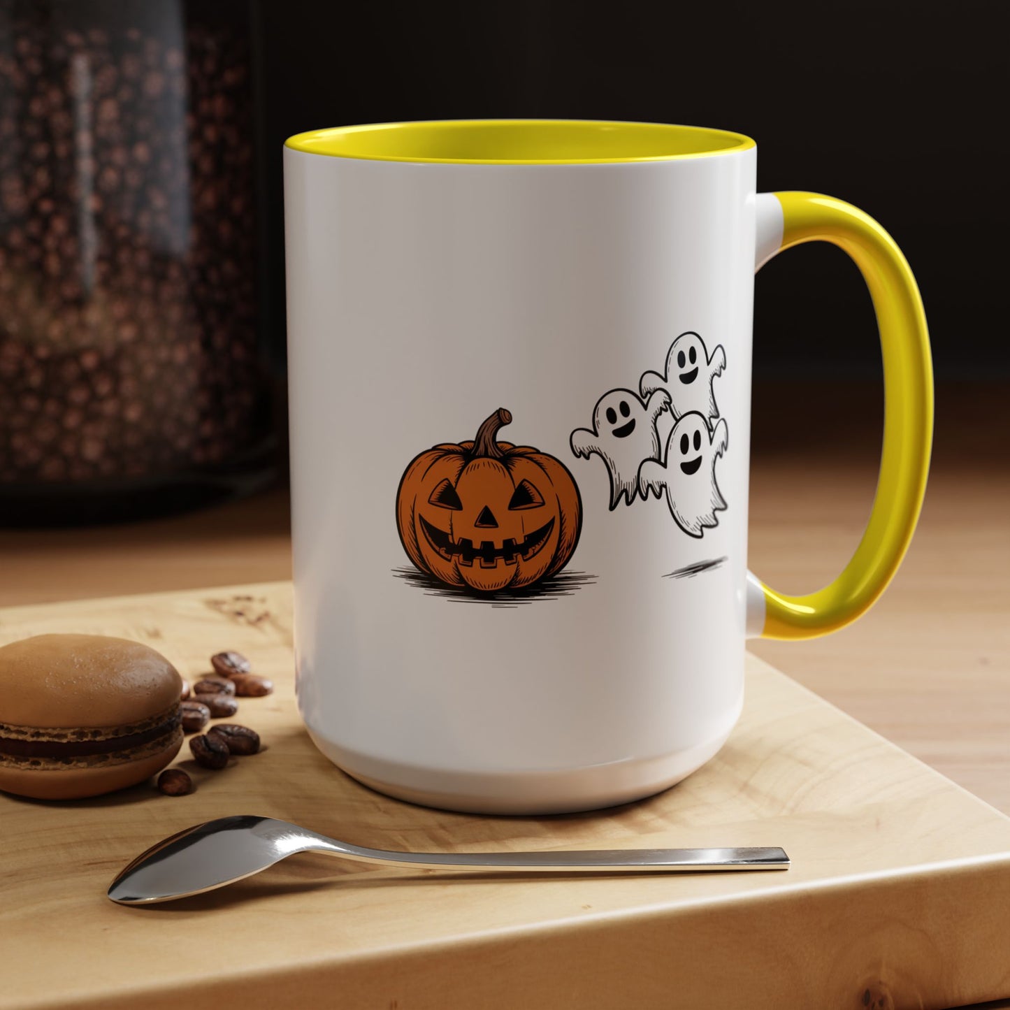 Halloween Mug - Pumpkin & Ghosts