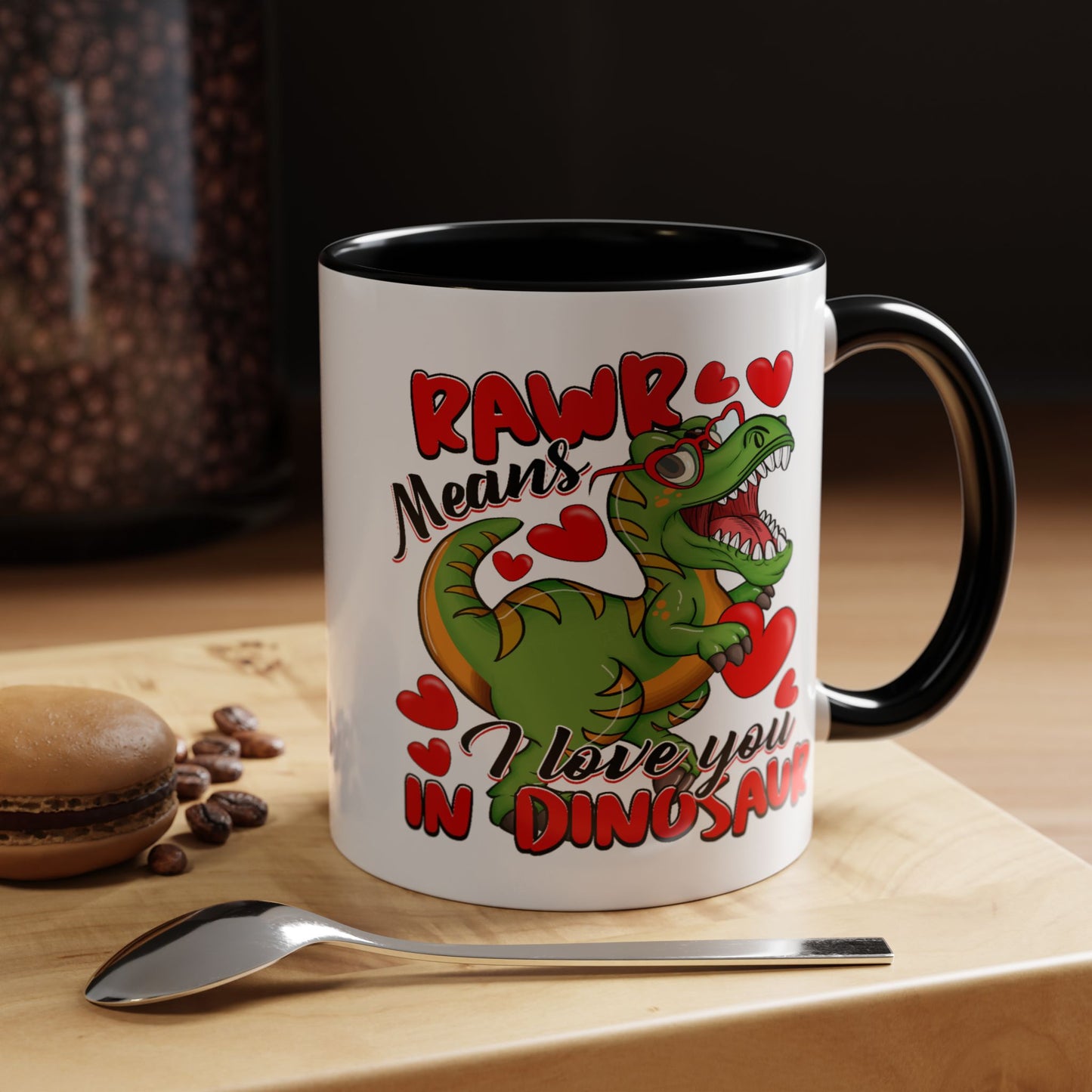 Anniversary Mug - Rawr Means I Love You