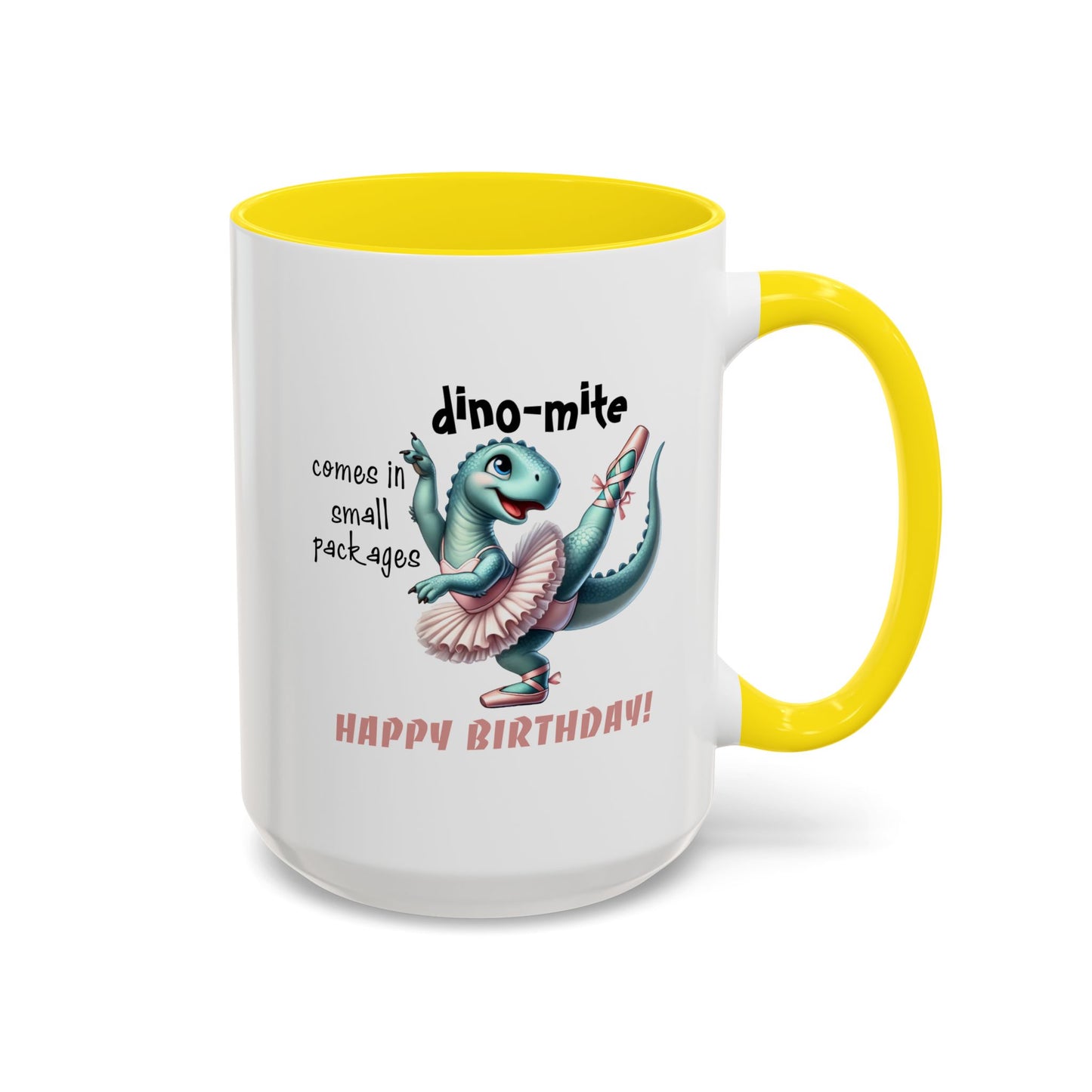 Birthday Mug - Dino-mite (Girl)