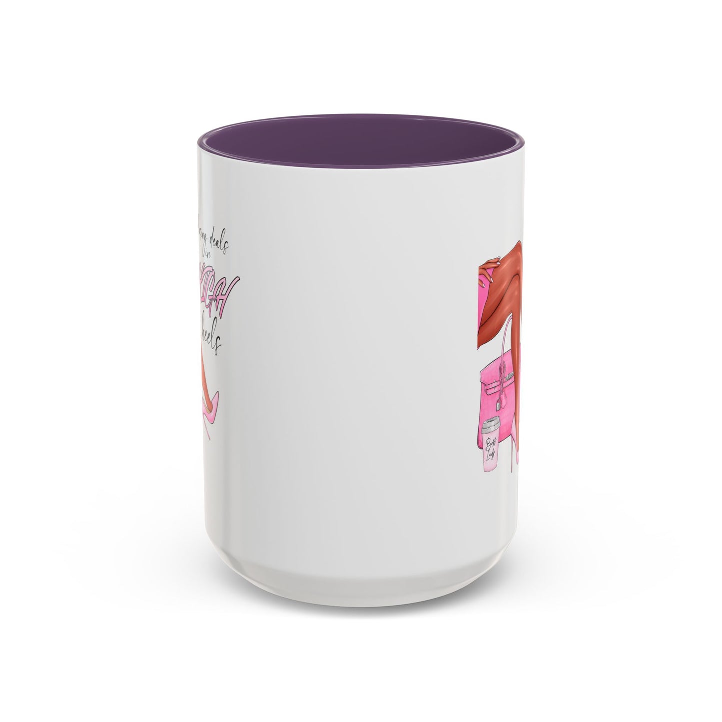 Humor Mug - Closing Deals in High Heels