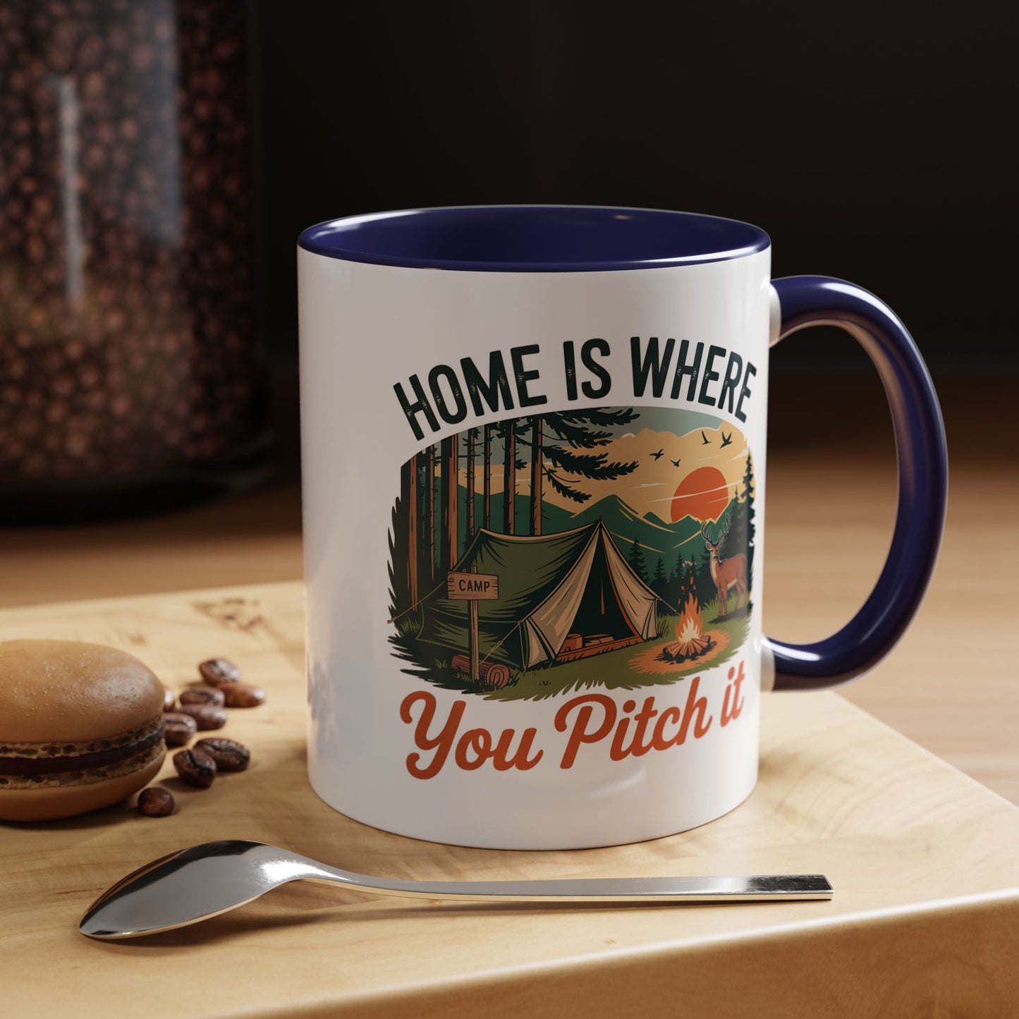 Adventure Mug - Home Is Where You Pitch It