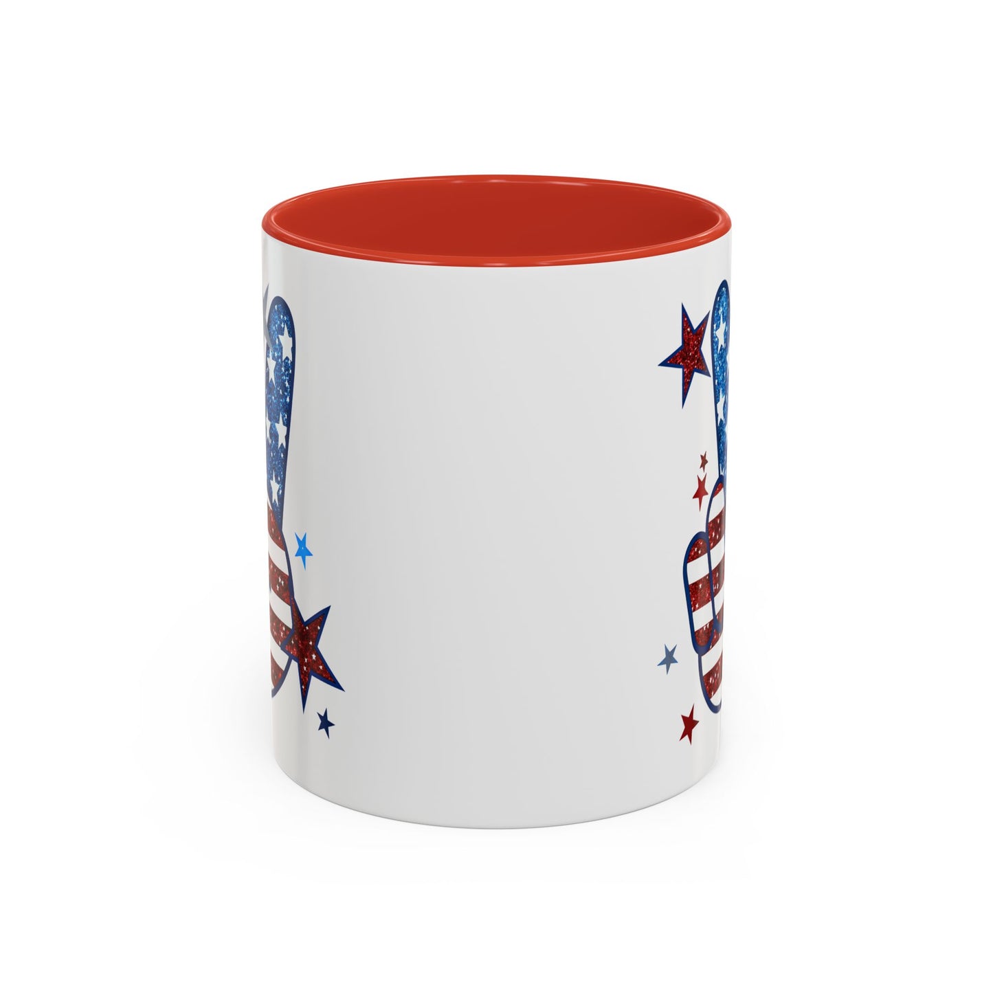 4th of July Mug - America Peace Sign