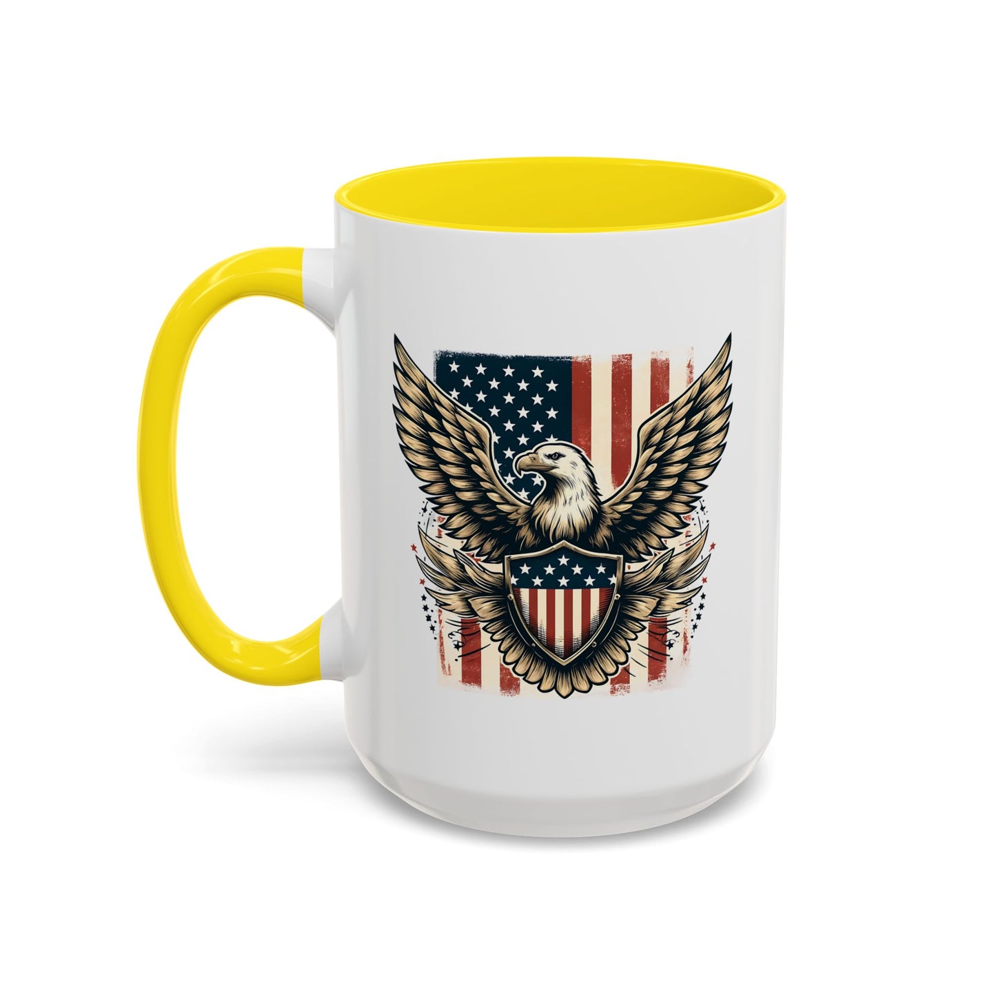 4th of July Mug - American Bald Eagle Flag 9