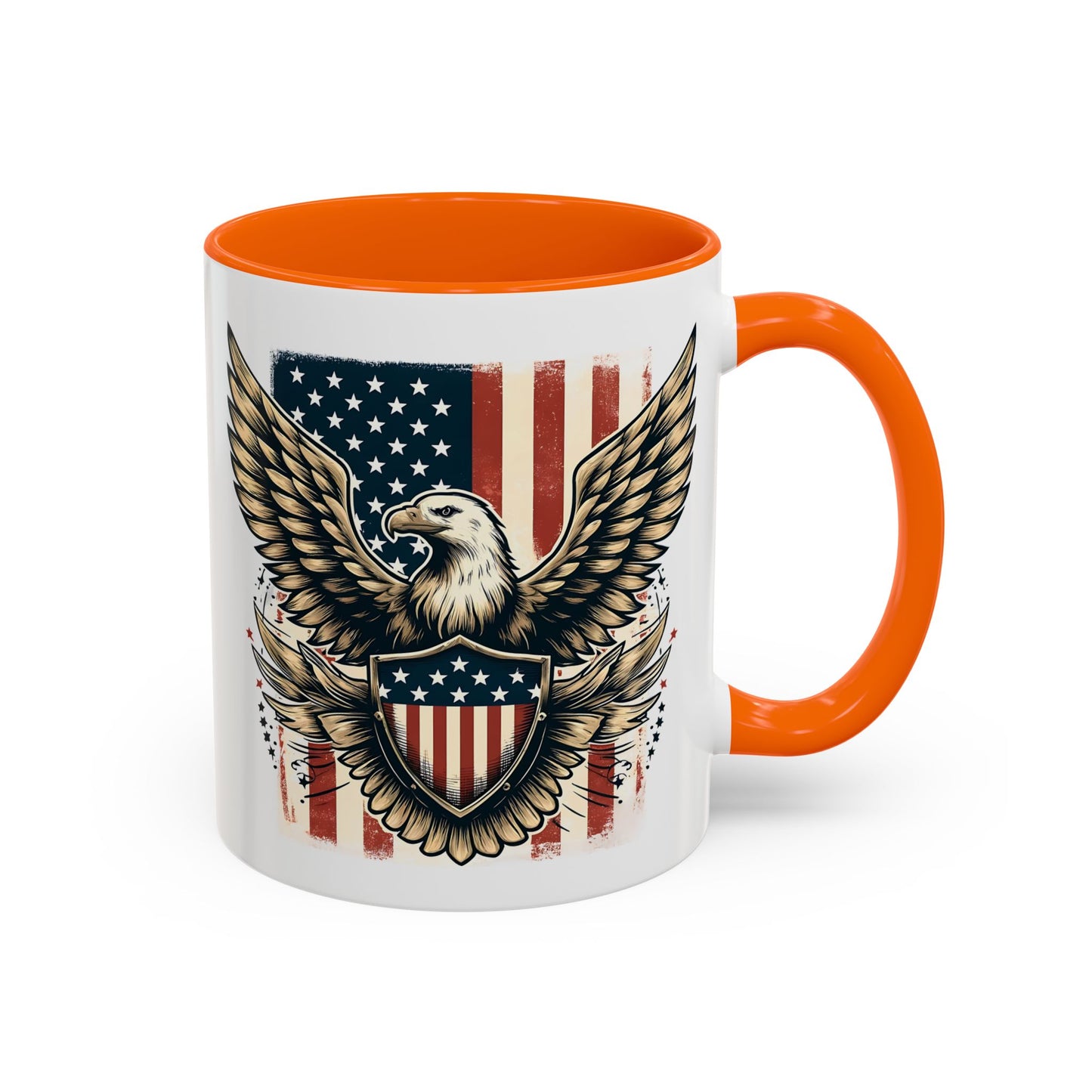 4th of July Mug - American Bald Eagle Flag 9