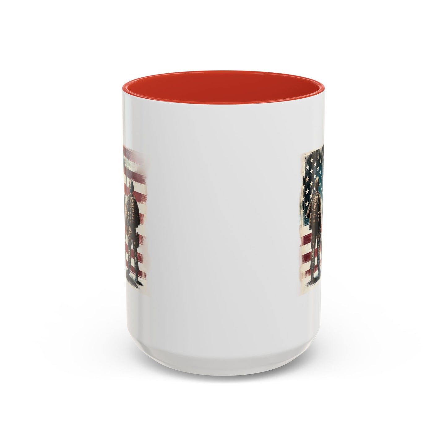 4th of July Mug - Soldiers American Flag