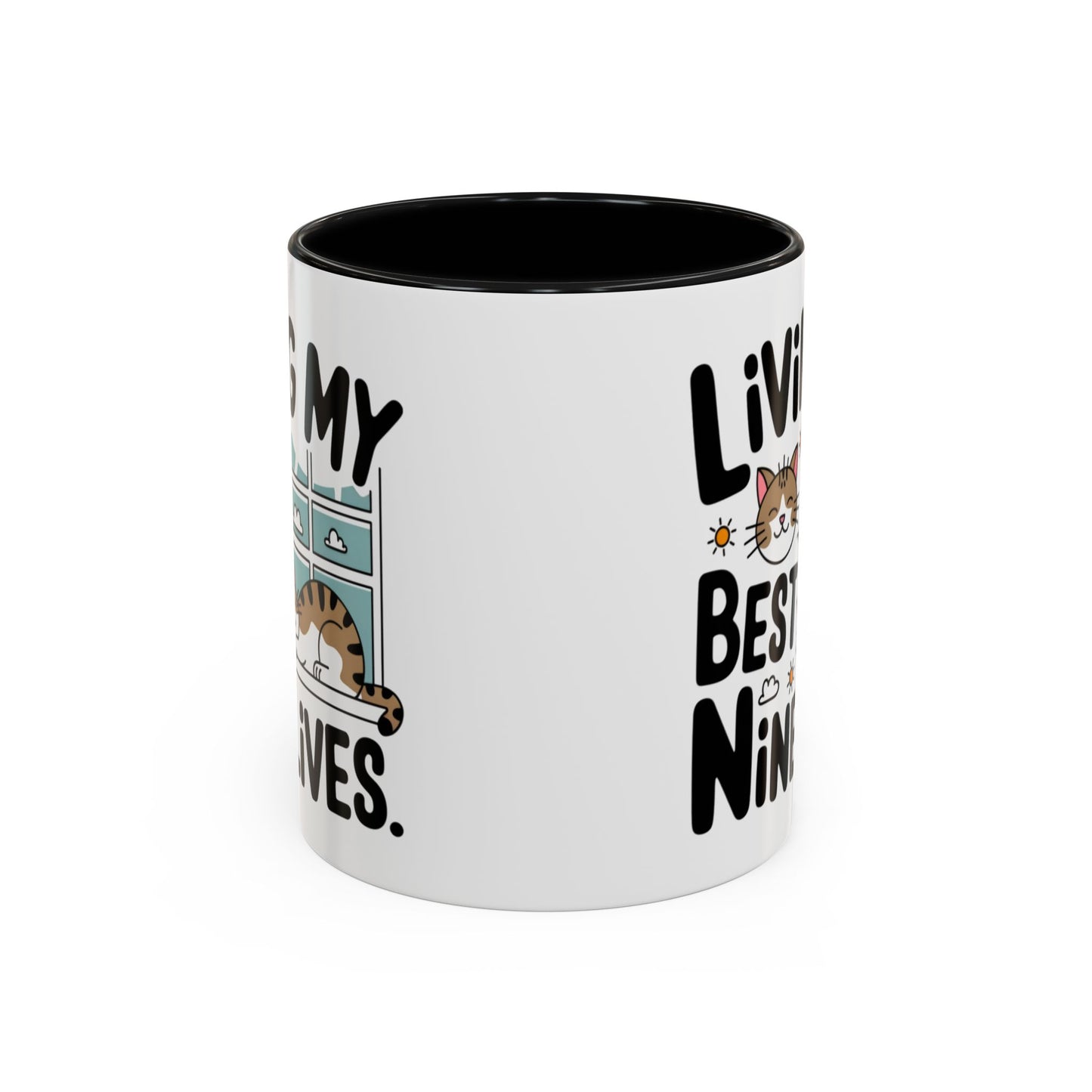 Animal Mug - Living My Best Nine Lives