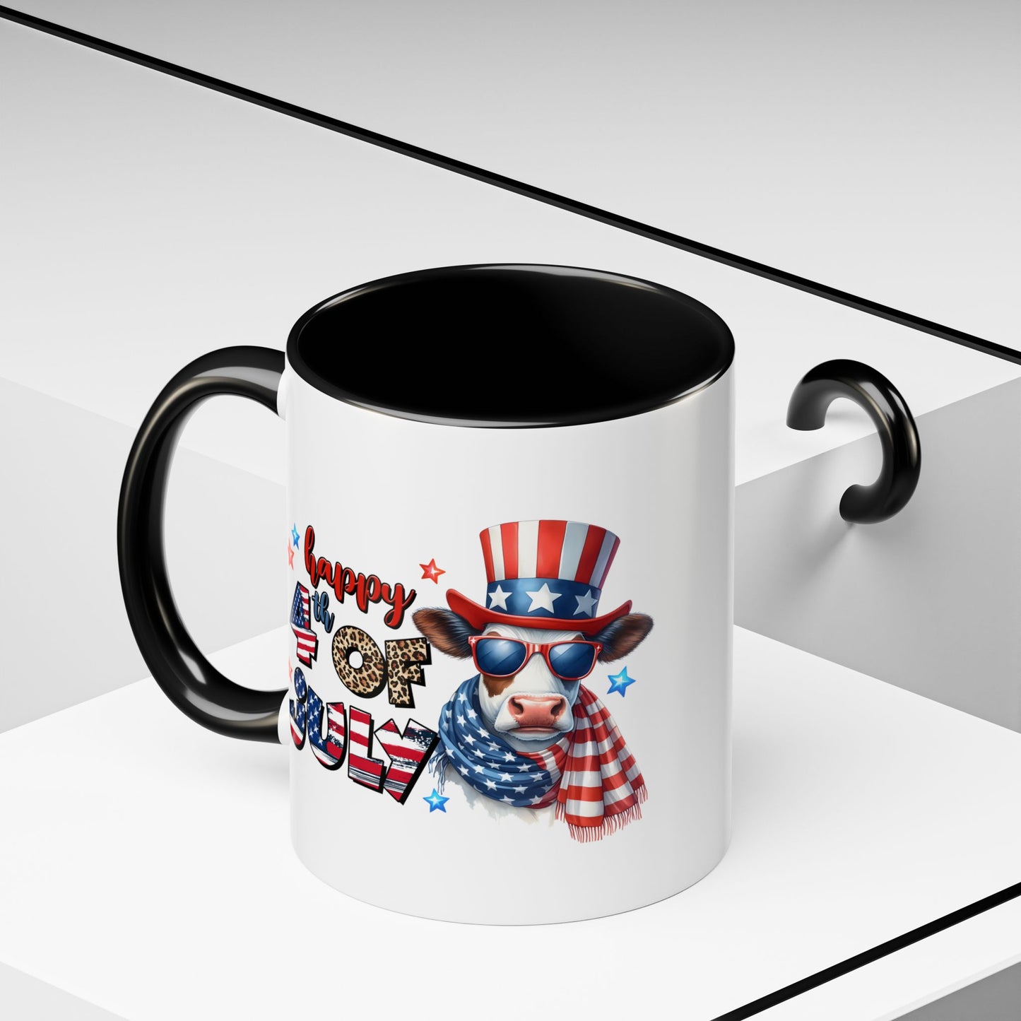 4th of July - Happy 4th of July Cool Cow