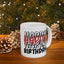 Birthday Mug - Happy Birthday Red White & Black Text