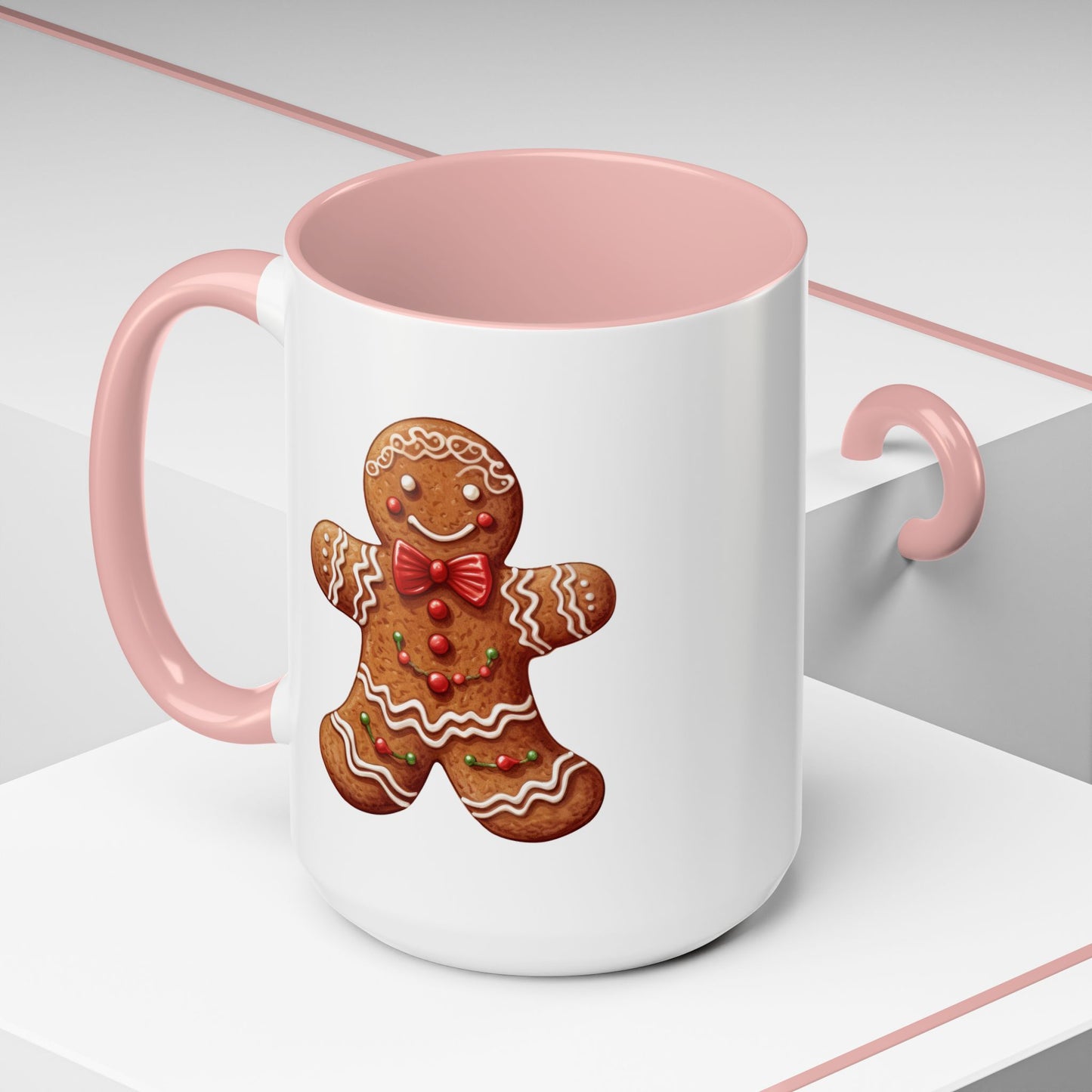 Christmas Mug - Decorative Gingerbread Man