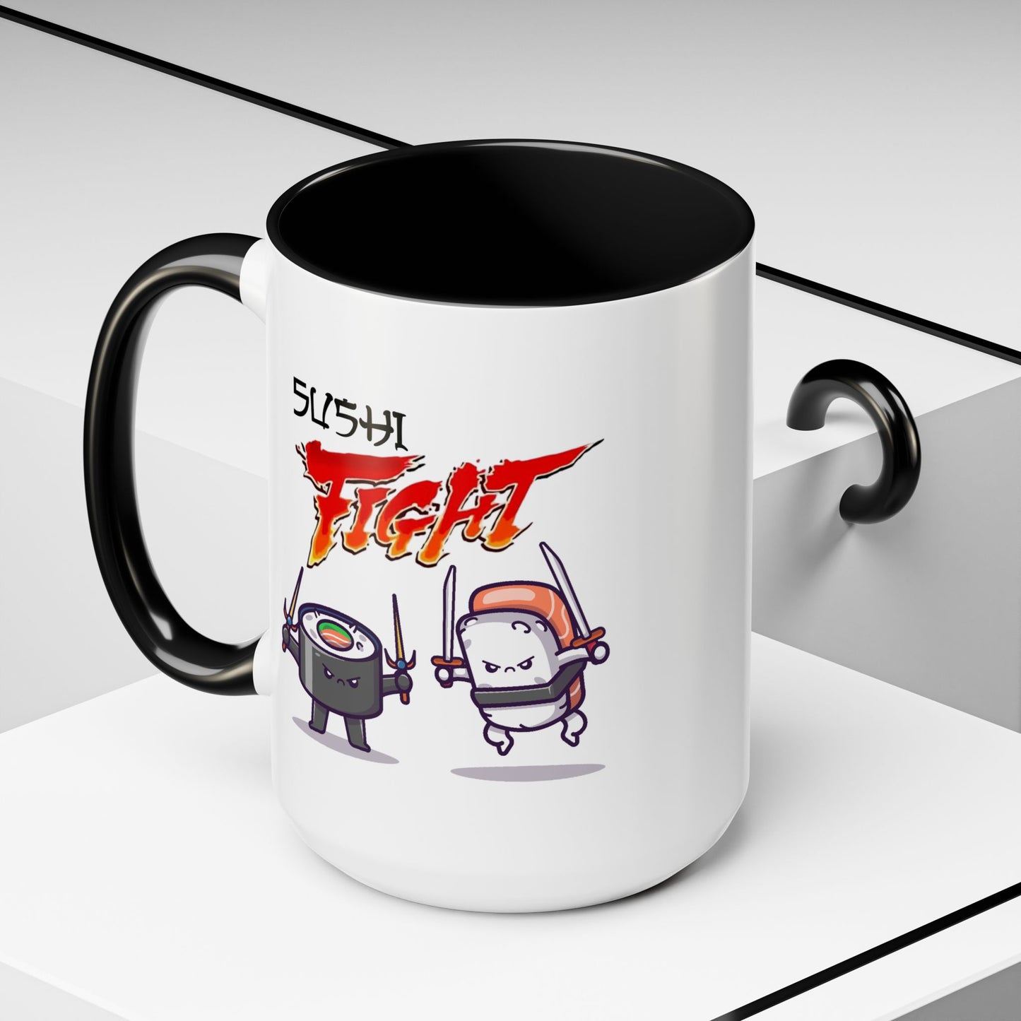 Humor Mug - Sushi Fight