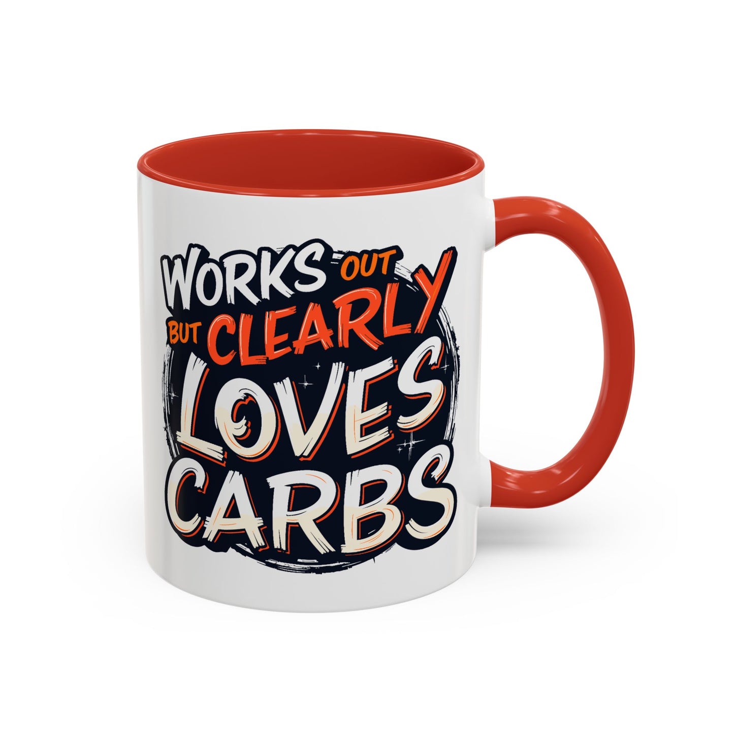 Adult Mug - Works Out But