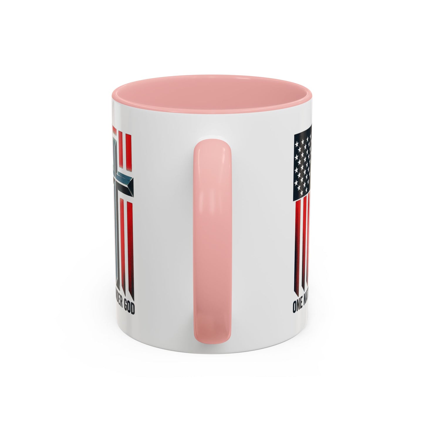 Religious Mug - One Nation Flag Cross