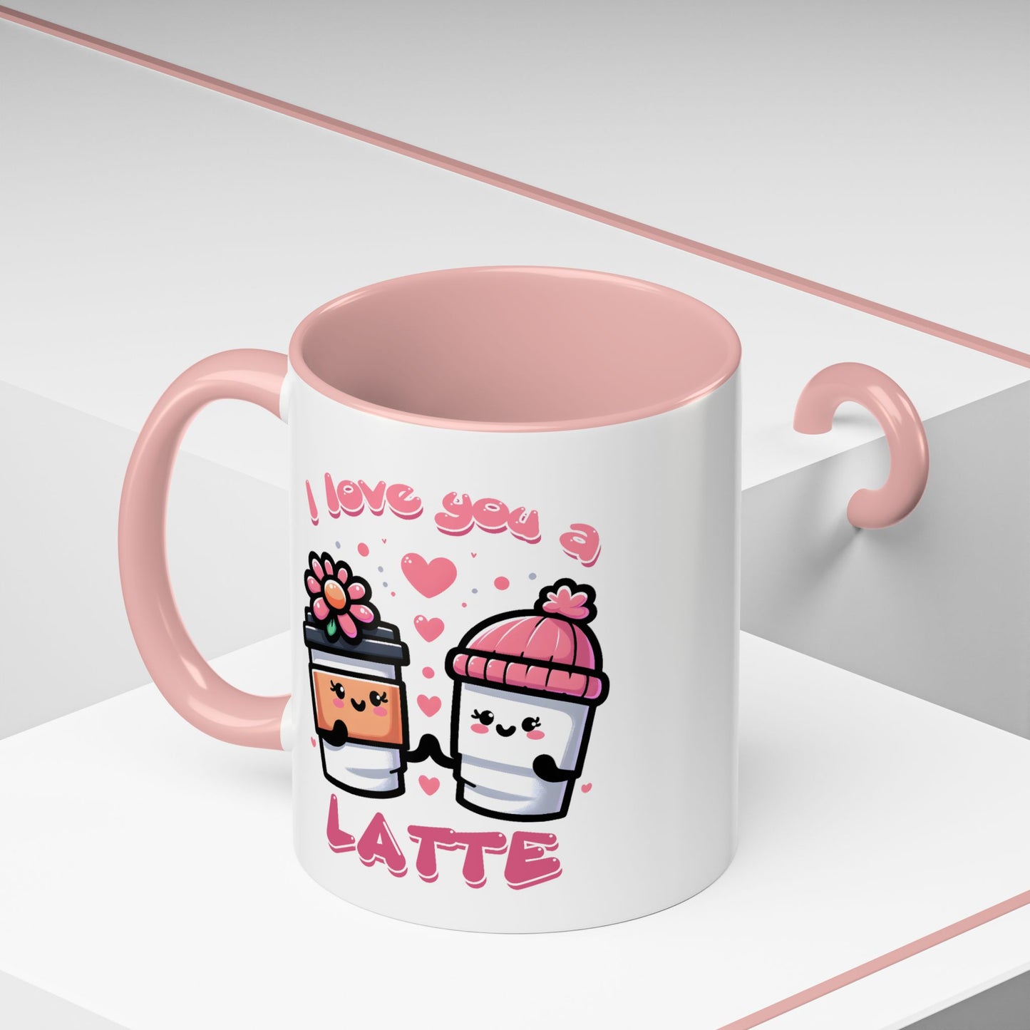 Valentine's Day Mug - I Love You A Latte Cute