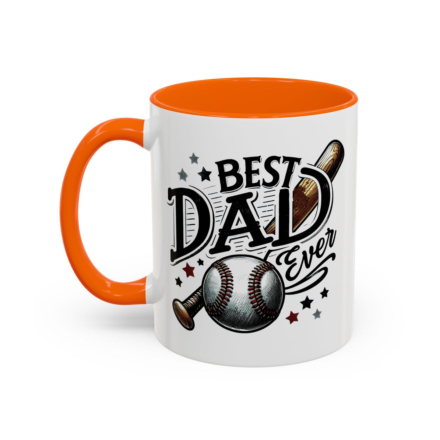Father's Day Mug - Best Dad Ever Baseball