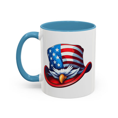 4th of July Mug - Bald Eagle American Hat