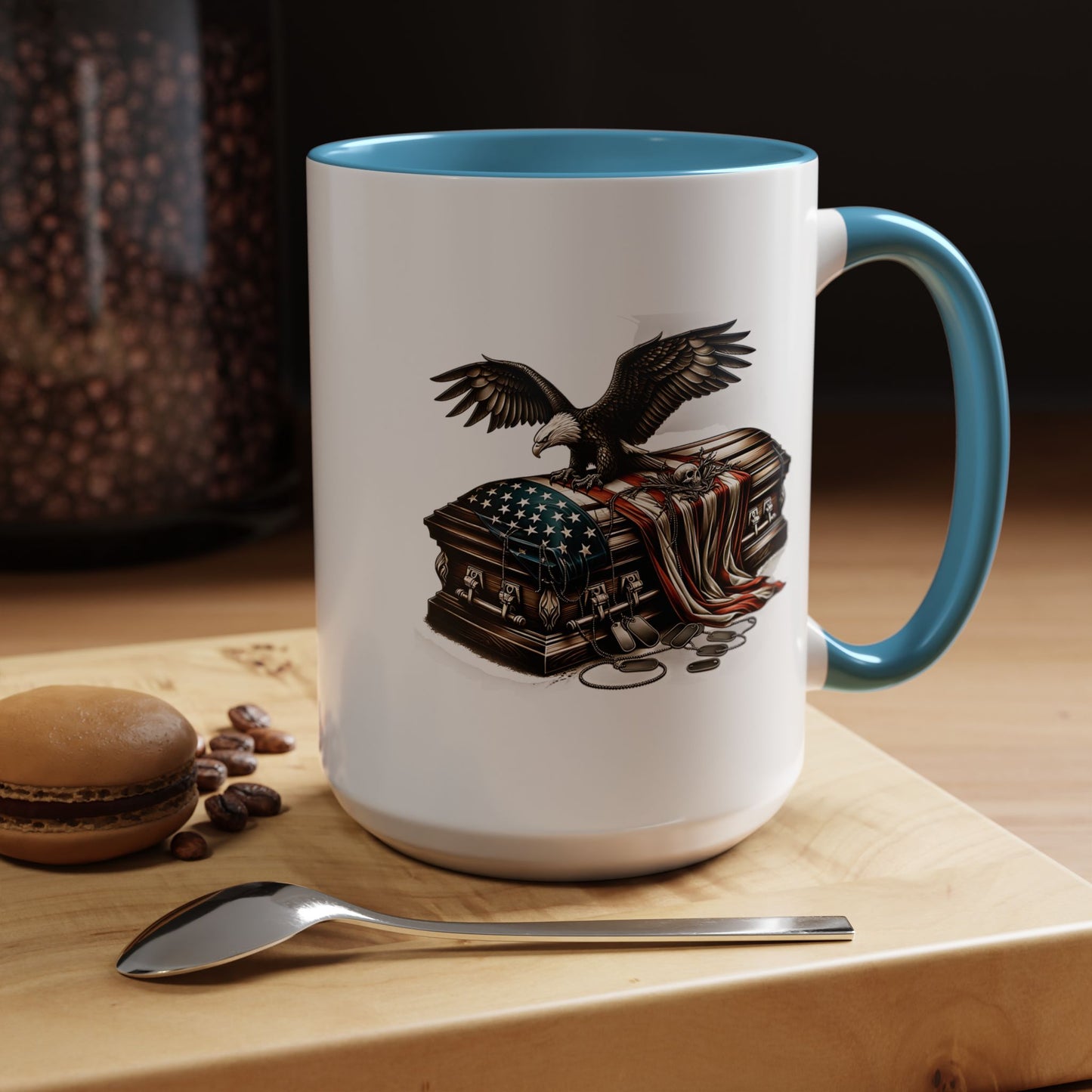 4th of July Mug - American Bald Eagle Fallen Soldier