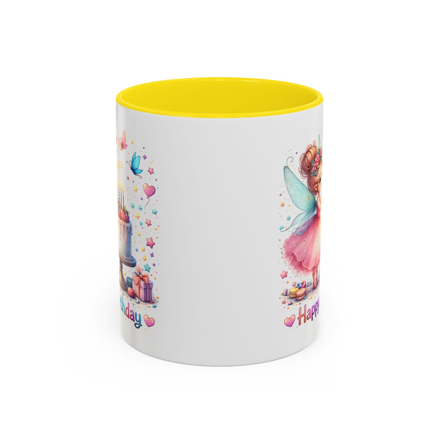 Birthday Mug - Fairy Butterflies
