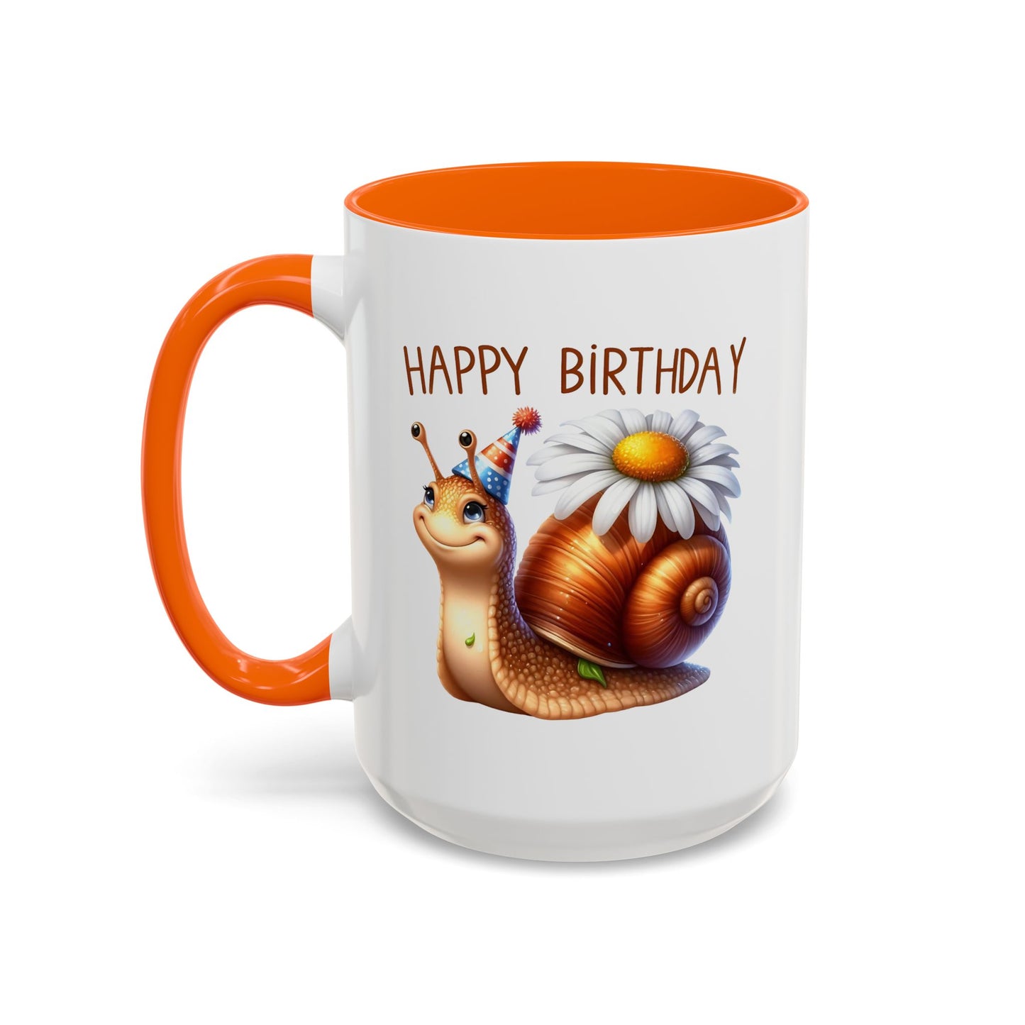 Birthday Mug - Snail Flower