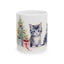 Christmas Mug - Three Kittens Christmas Tree
