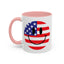 4th of July Mug - America Smiley Face