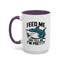 Humor Mug - Feed Me and Tell Me I'm Pretty Shark
