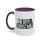 Christmas Mug - Merry Christmas White & Black Text Tree
