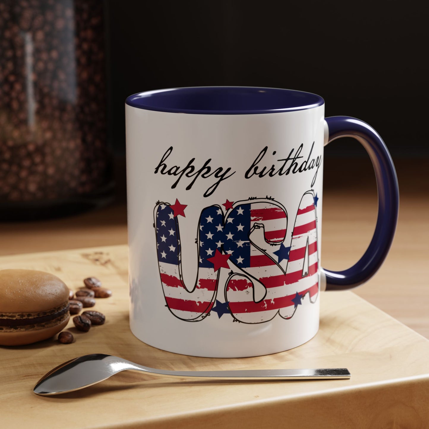 4th of July Mug - Happy Birthday USA