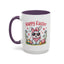 Easter Mug - Happy Easter Cool Bunny