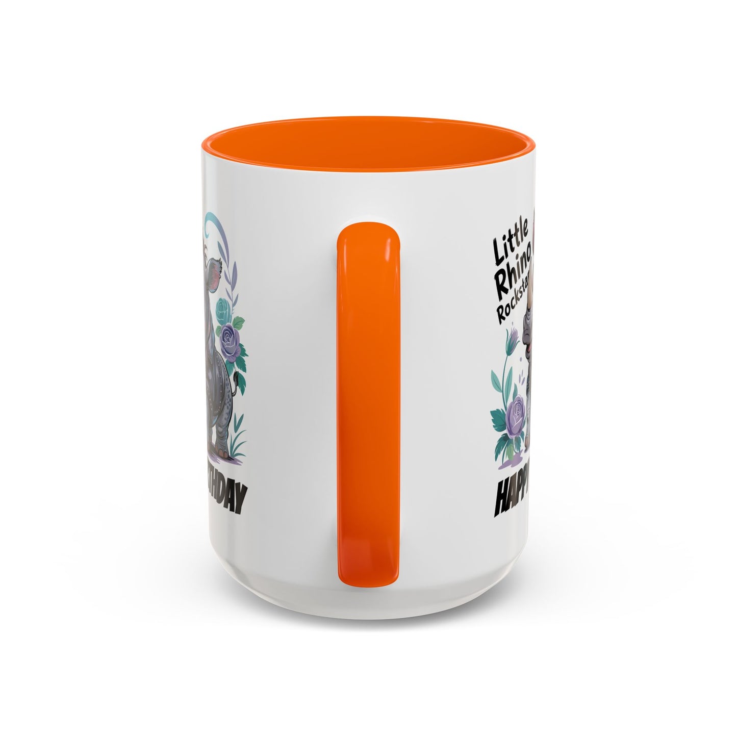 Birthday Mug - Happy Birthday Little Rhino Rockstar