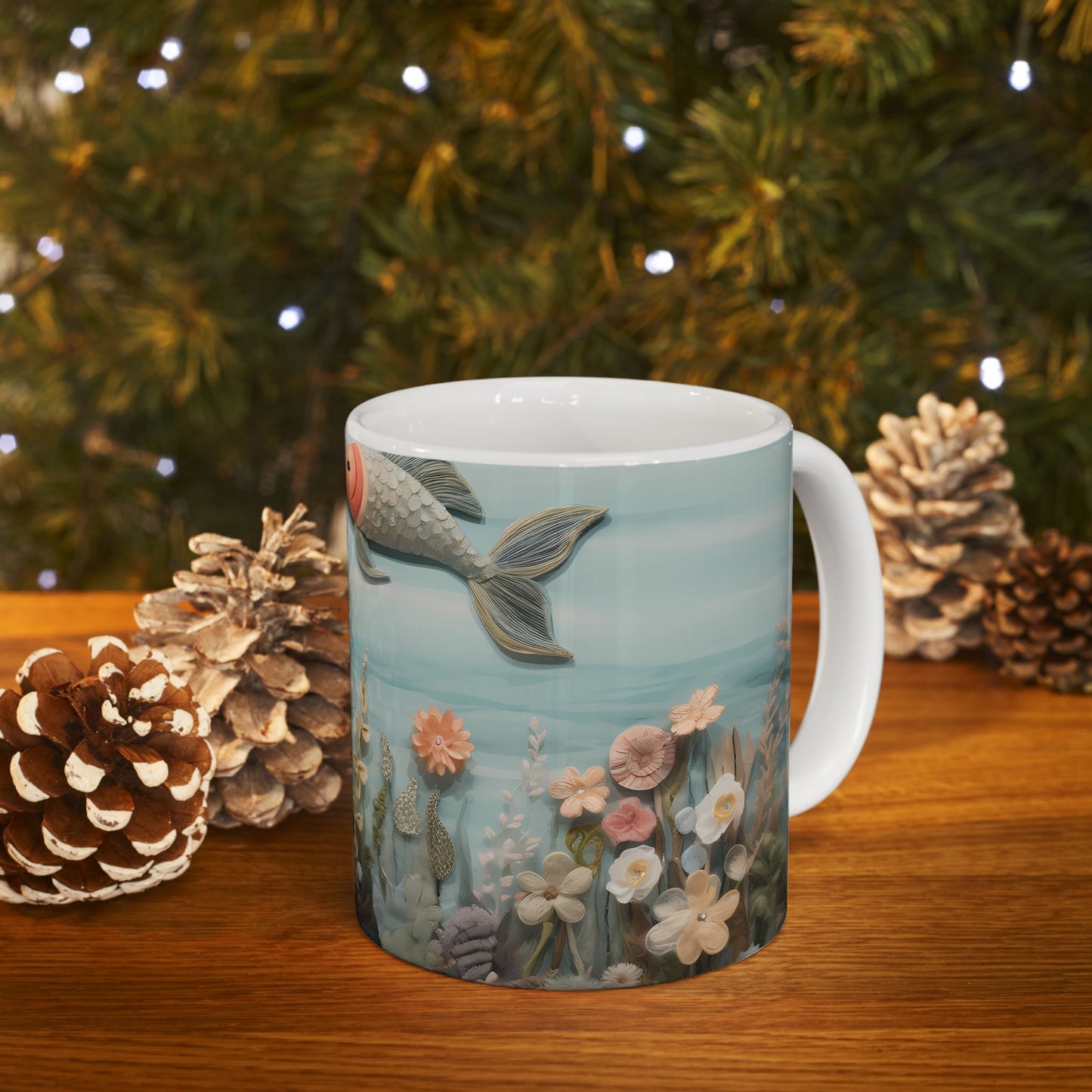 Artistic Mug - Felted Undersea