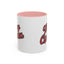 Christmas Mug - Merry Christmas Red & Black Baseball Text