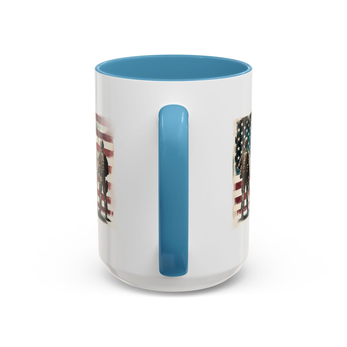 4th of July Mug - Soldiers American Flag