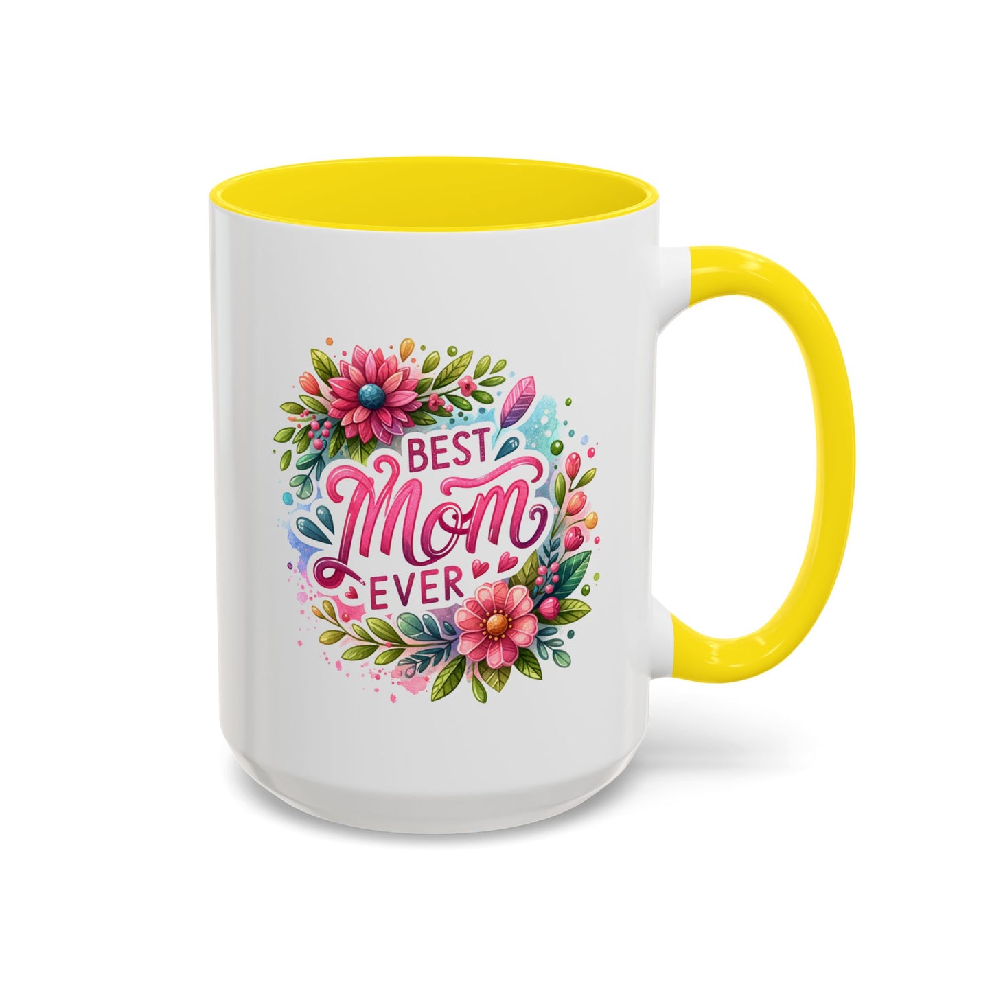 Mother's Day Mug - Best Mom Ever Floral