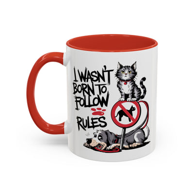 Animal Mug - I Wasn't Born To Follow Rules