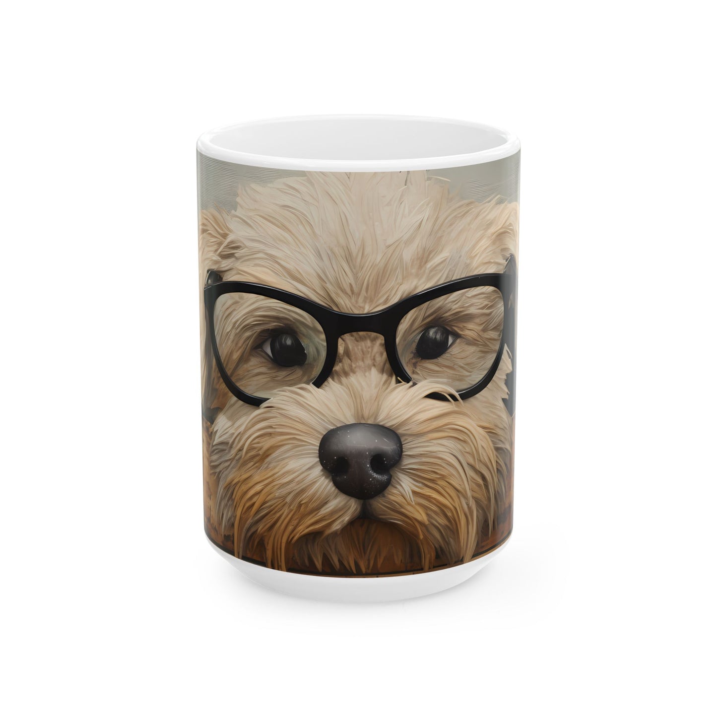 Artistic Mug - Felted Dog 4