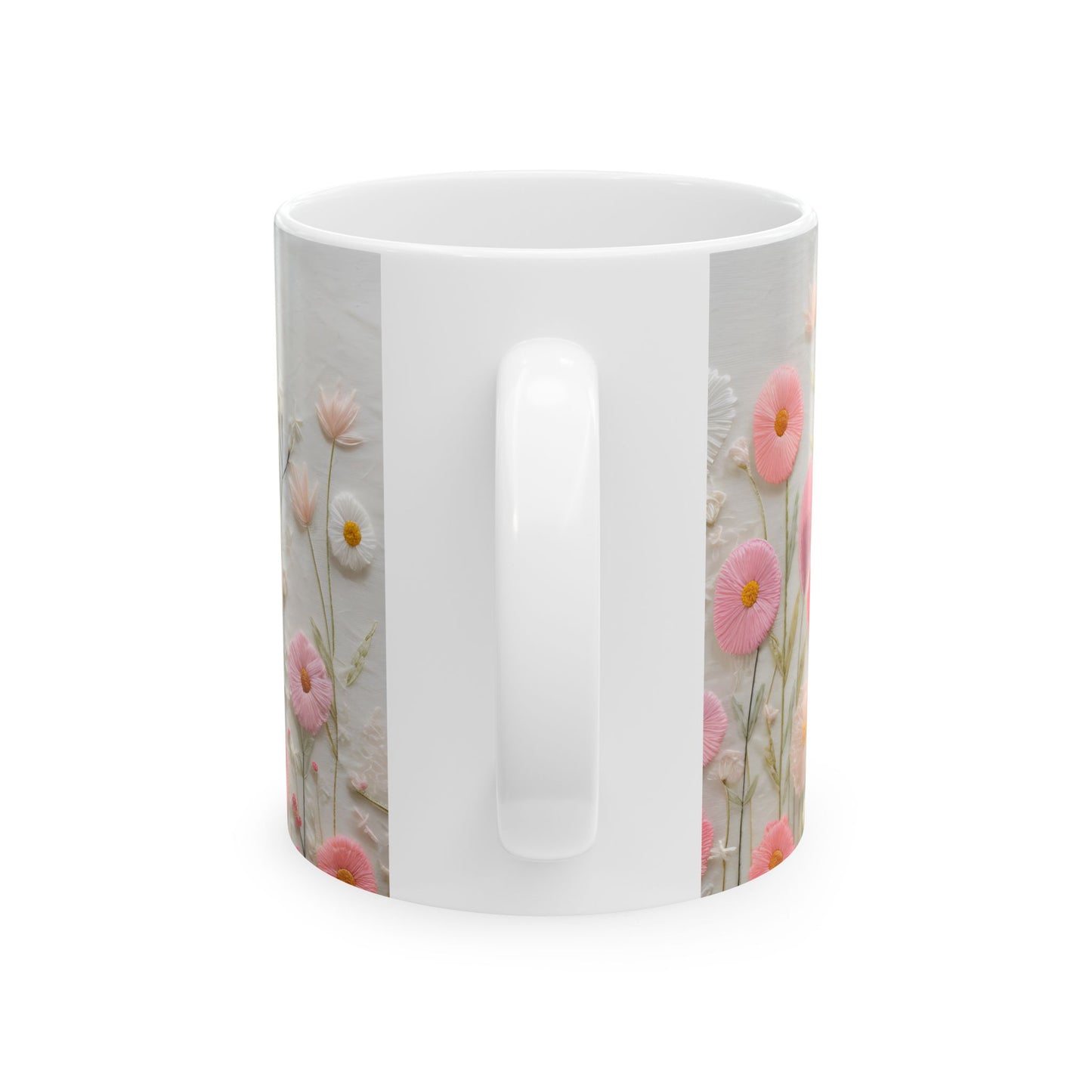 Artistic Mug - Felted Flowers 5