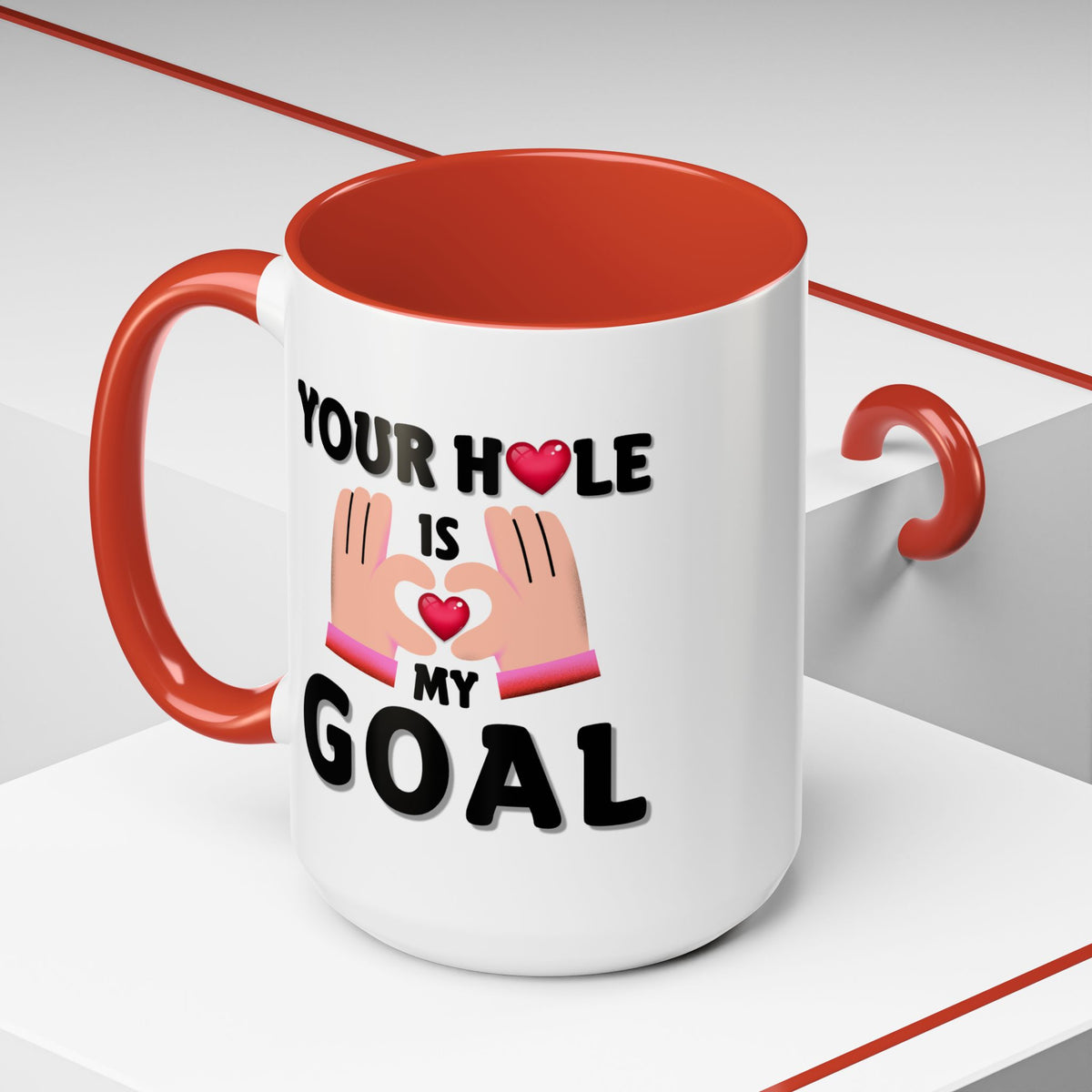 Adult Mug - Your Hole Is My Goal