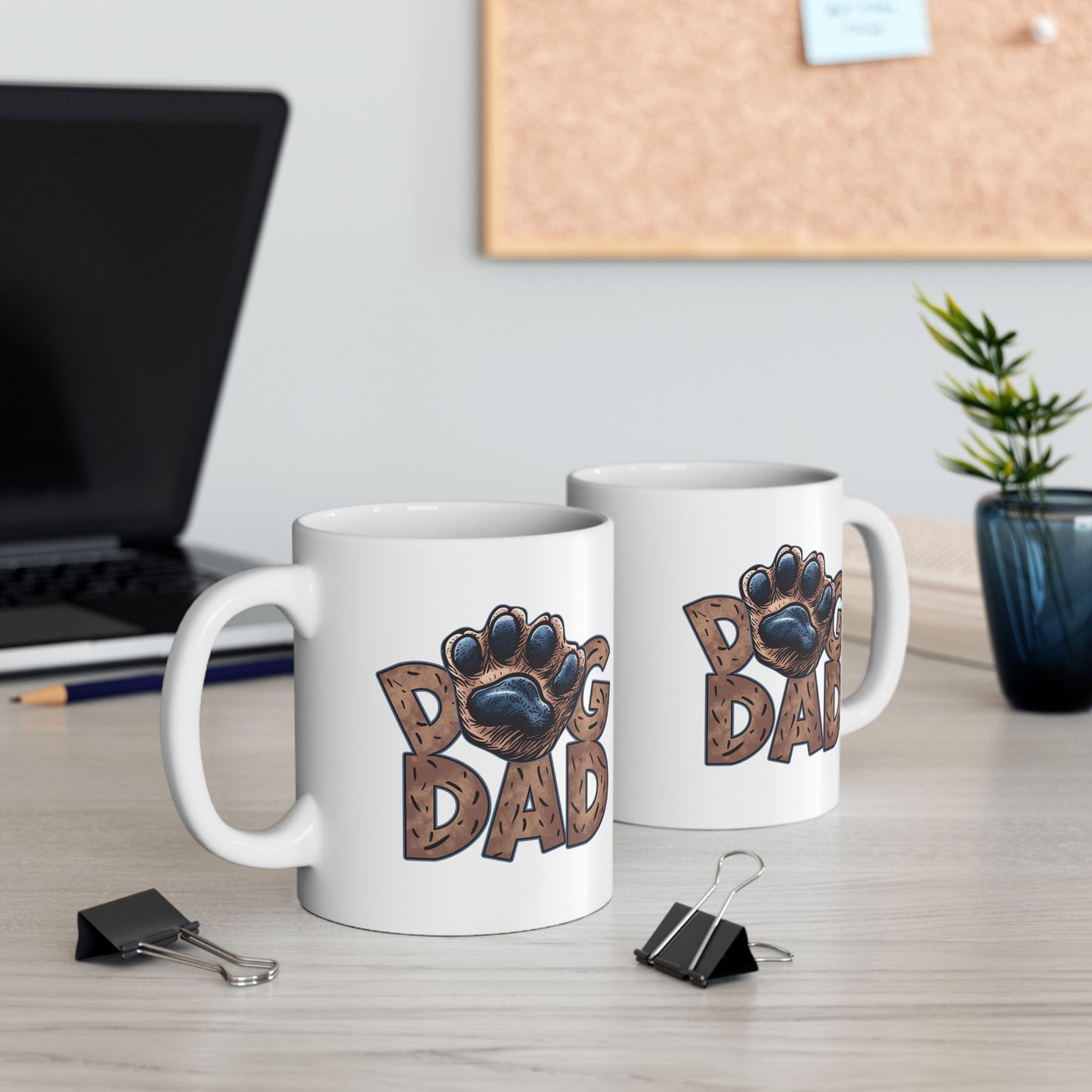 Animal Mug - Dog Dad Paw