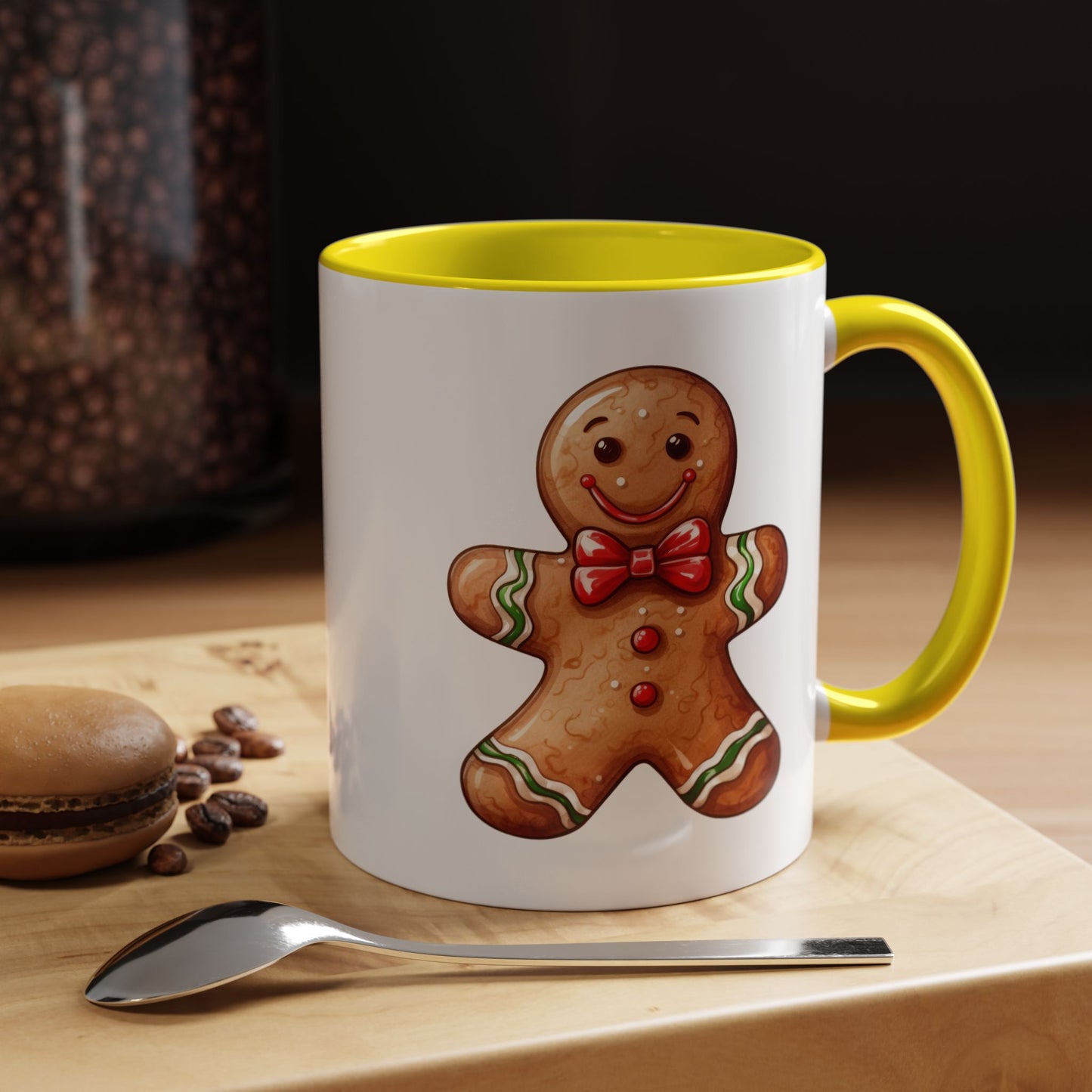 Christmas Mug - Smiling Gingerbread Man