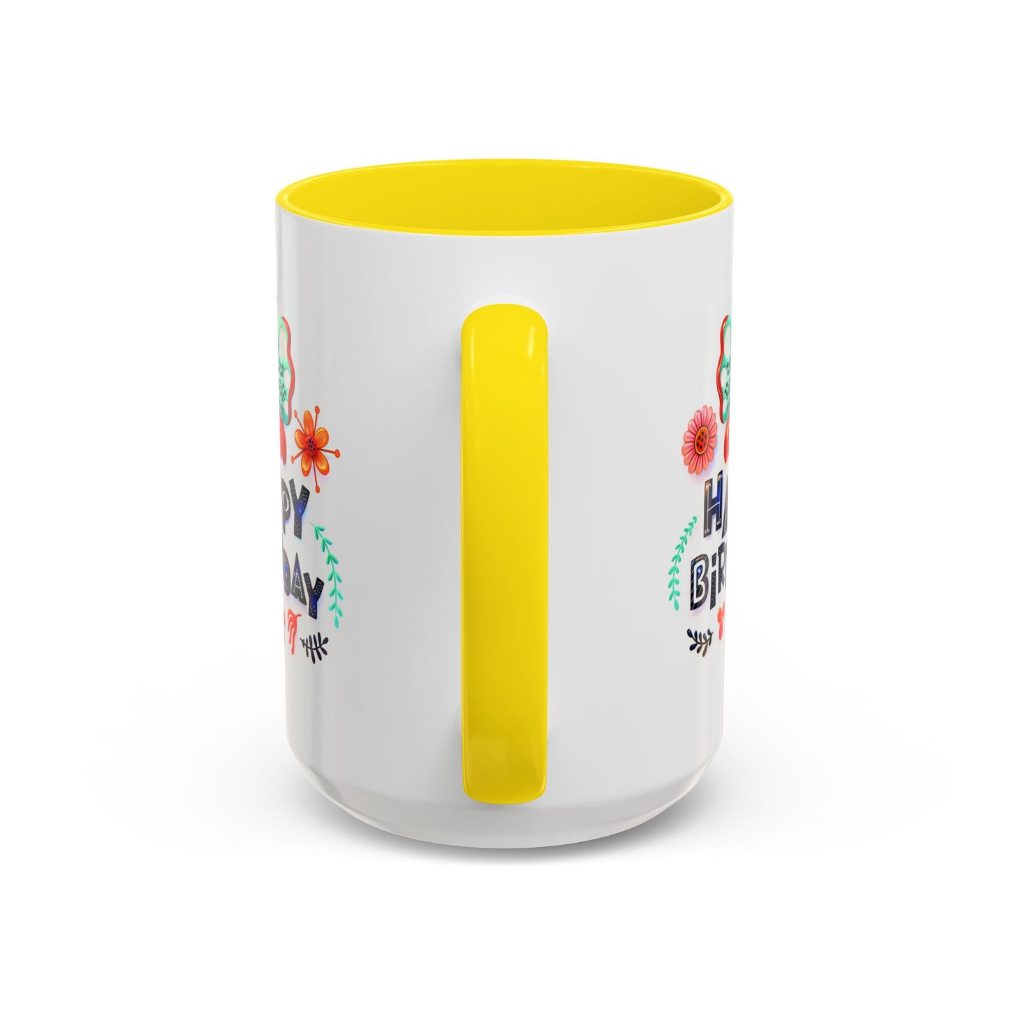 Birthday Mug - Butterfly Flowers
